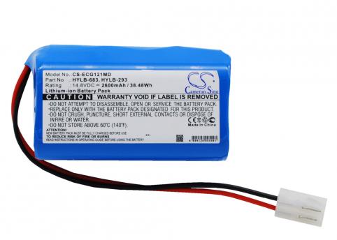 Batteria medico biocare ecg 1200