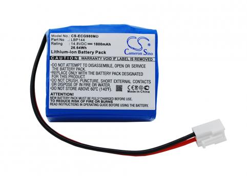 Batteria medico biocare ecg 9801
