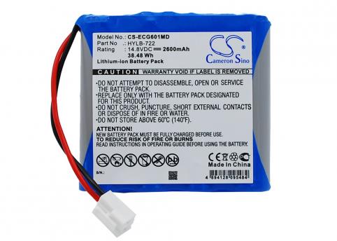 Batteria medico biocare ecg 6010