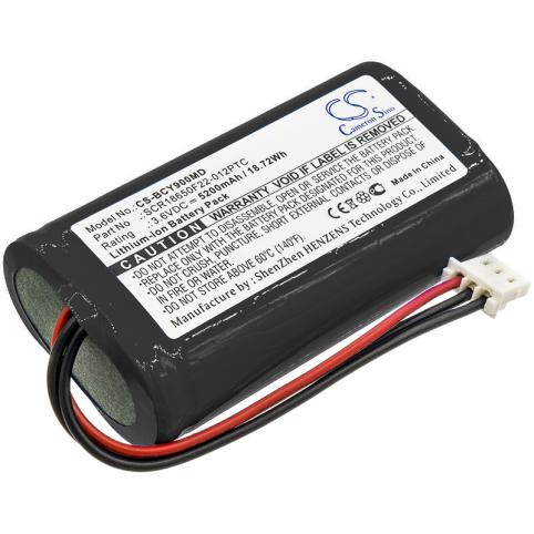 Batteria  bionet scr18650f22-012ptc oximete oxy9 wave