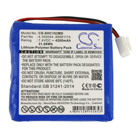 Batteria medico schiller ecg at102 +