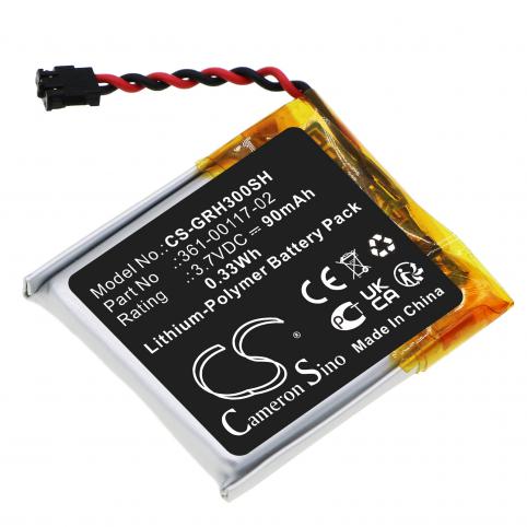 Batteria per garmin 361 00117 02 forerunner 30