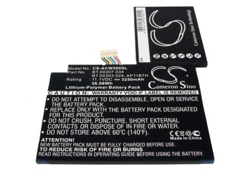 Batteria tavoletta acer iconia tab w501