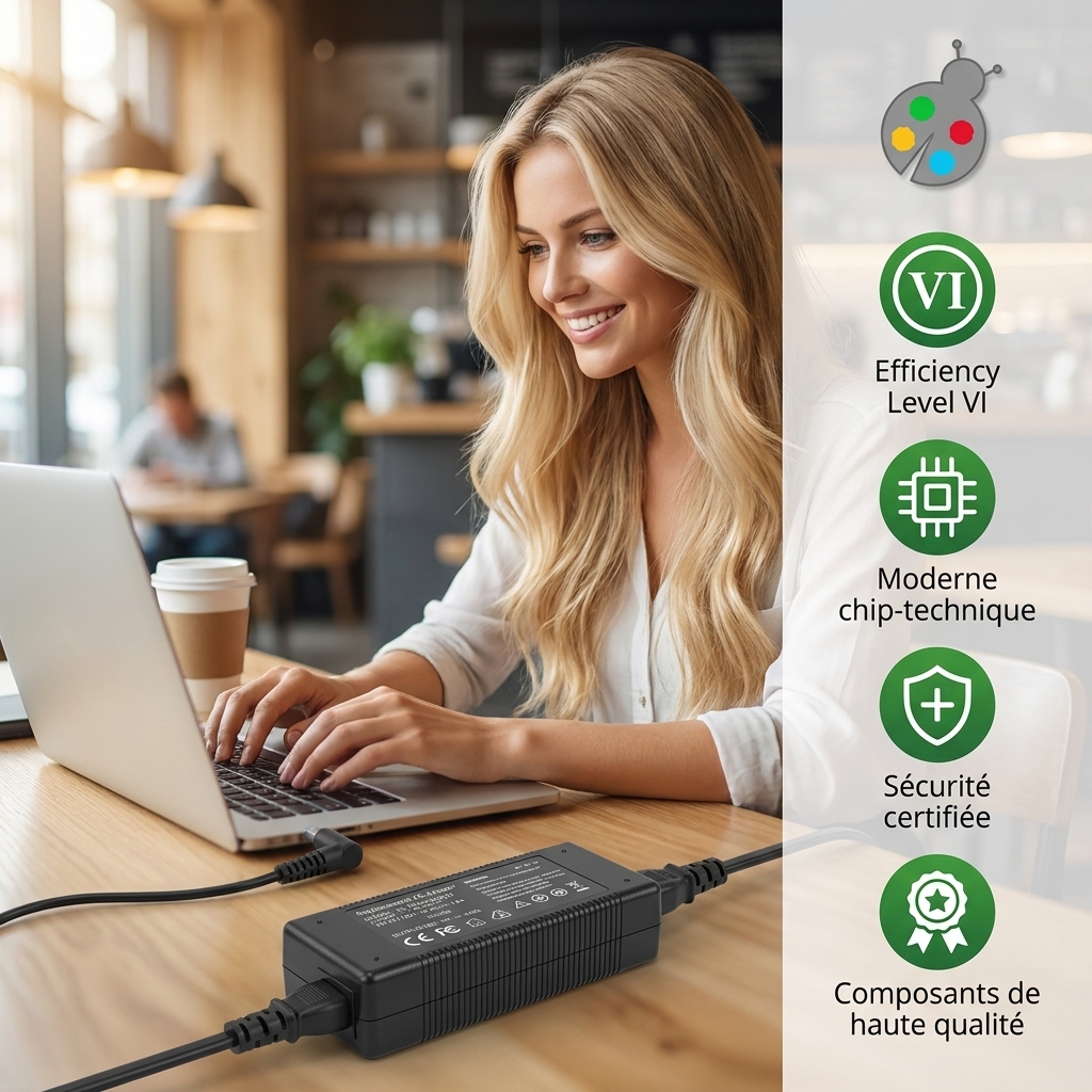 Caricabatterie computer portatile hp  probook 640 g3 modele 2