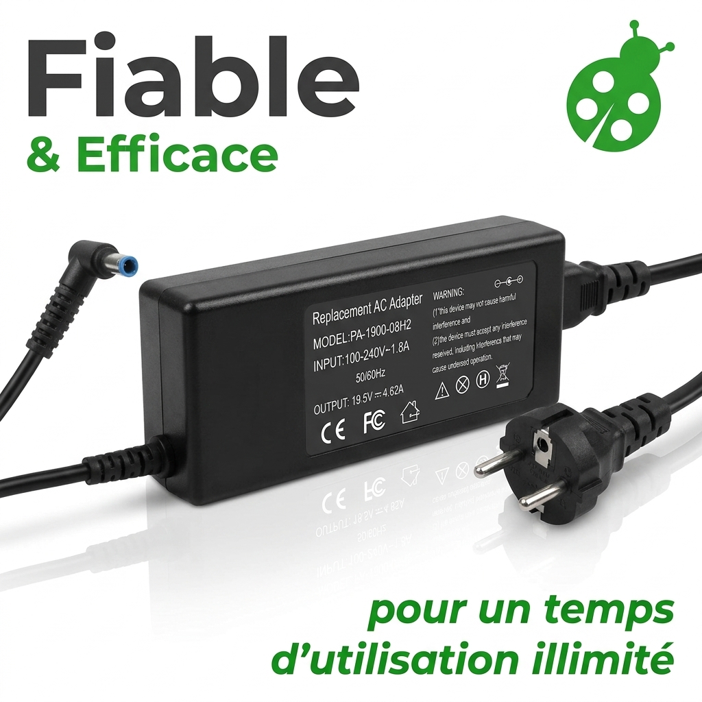 Caricabatterie computer portatile hp  notebook 17 cp0221nf 3y0d5ea#abf