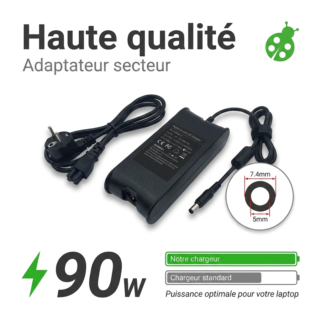 Caricabatterie computer portatile dell latitude 5590 5t64t