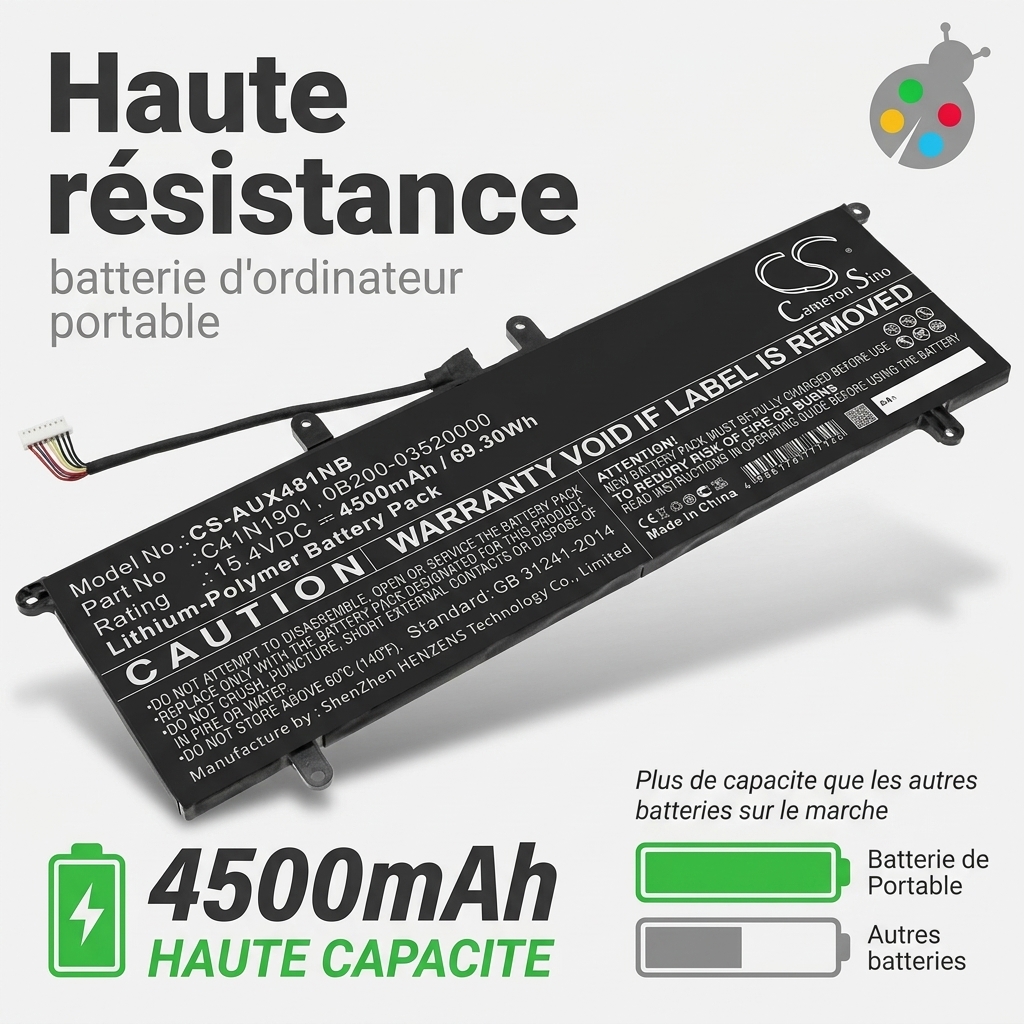 Batteria computer portatile asus zenbook duo ux481fl bp1505t
