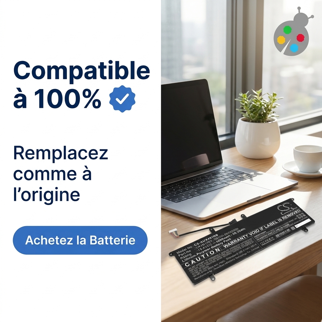 Batteria computer portatile asus zenbook duo ux481fl bp1505t