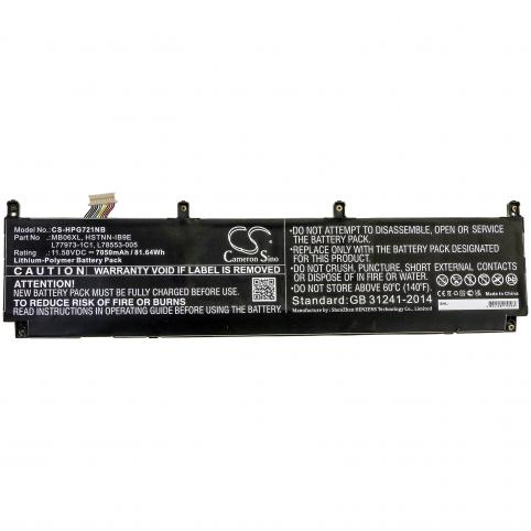 Batteria per hp zbook studio g7 2j3h8pa