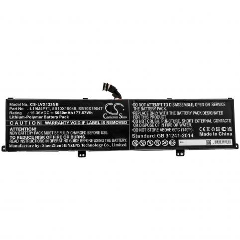 Batteria per lenovo thinkpad p1 gen 3