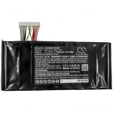 Batteria per msi gt72 6qd dominator g heroes special edition