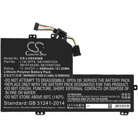Batteria per computer portatile lenovo ideapad s540-15iwl 81ne
