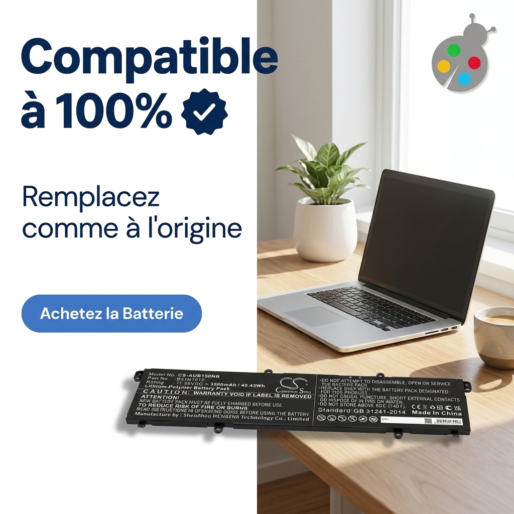 Batteria computer portatile asus expertbook b1 b1500c