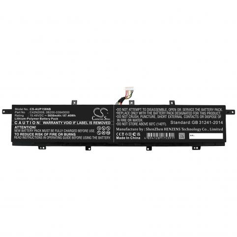 Batteria per asus zenbook pro duo 15 oled ux582lr h2003r
