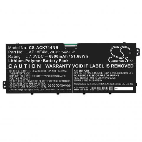 Batteria per acer chromebook 715 cb715 1w 5433