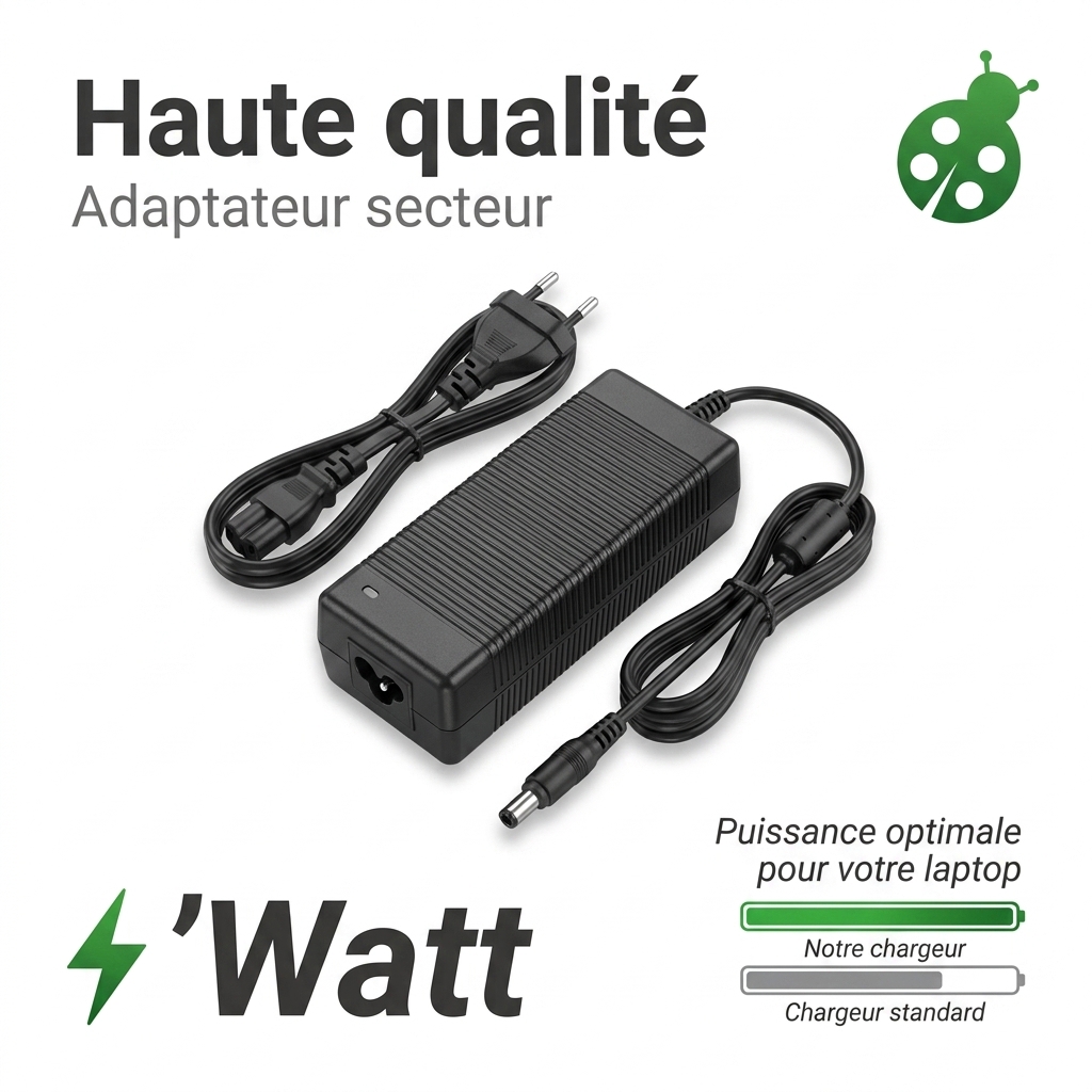 Caricabatterie computer portatile dell latitude e6420 atgc