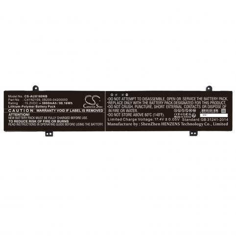 Batteria per asus rog flow x16 gv601rm