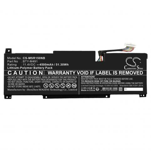 Batteria per computer portatile msi modern 15 a10m-296in