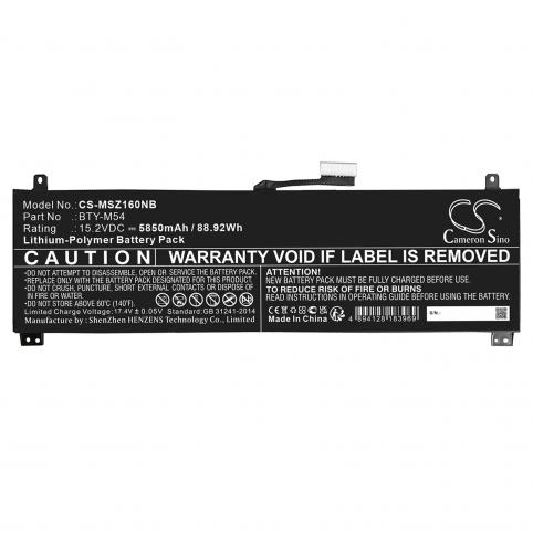 Batteria per msi creator z16 a11uet-010jp