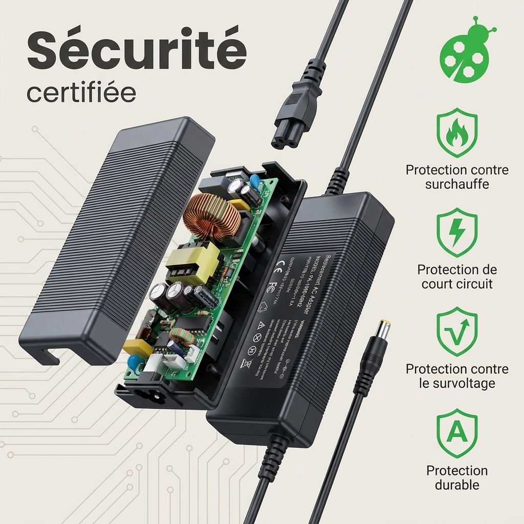 Caricabatterie computer portatile essentielb smart mouv 1504
