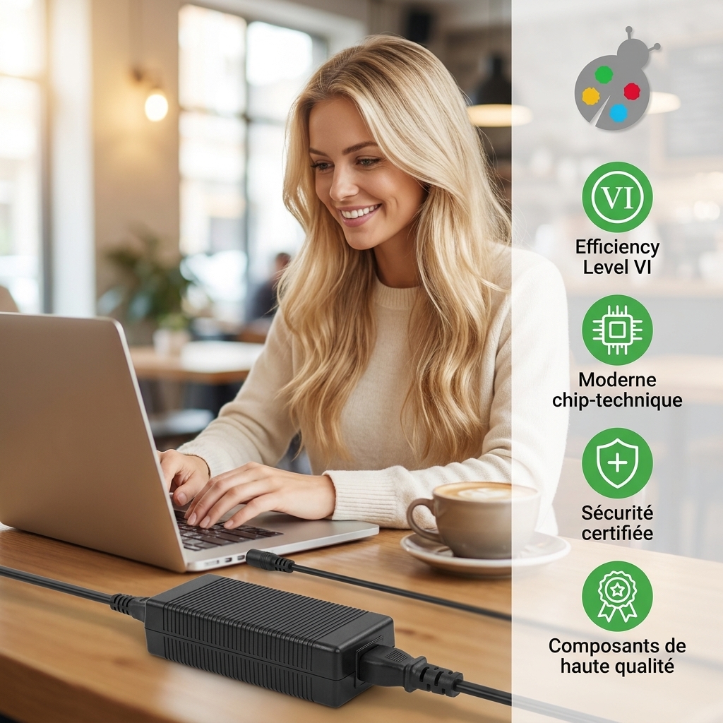 Caricabatterie computer portatile essentielb smart mouv 1504