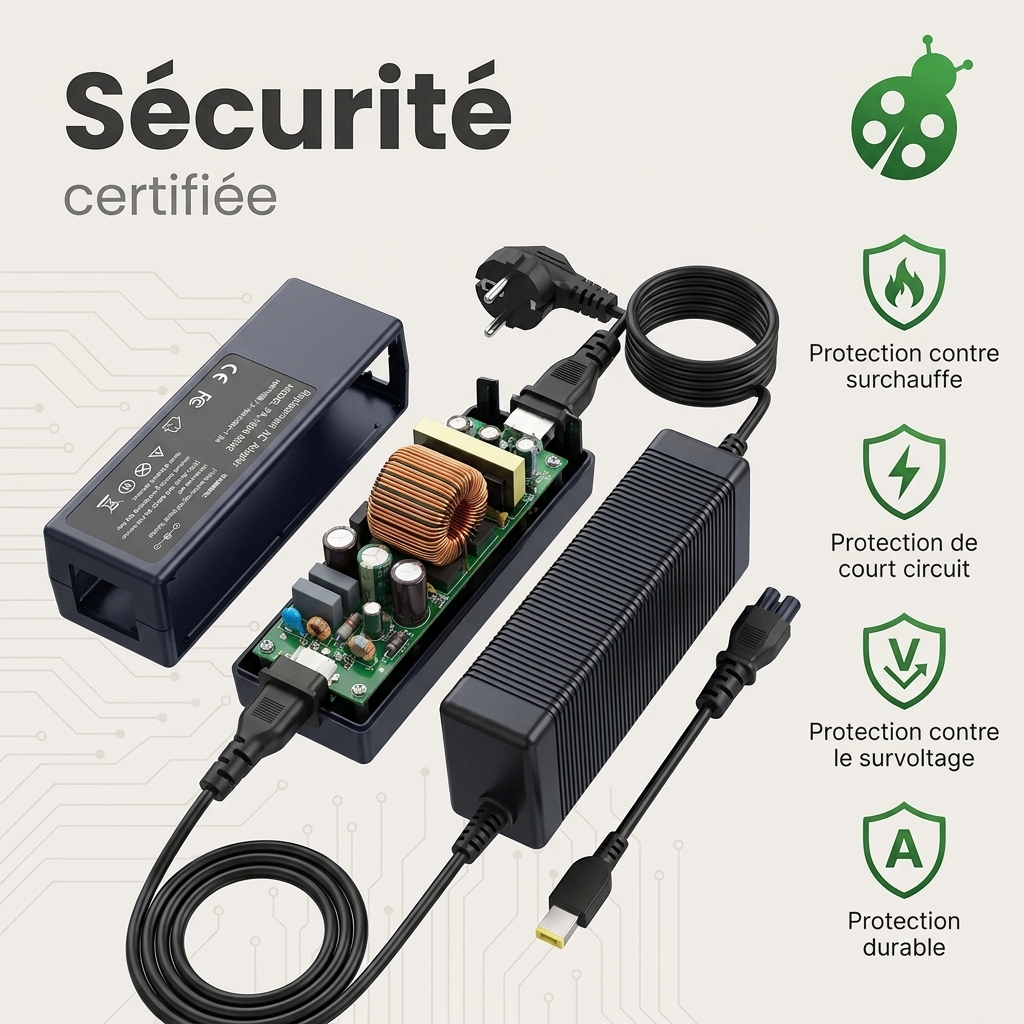 Caricabatterie computer portatile lenovo b50 70 80eu