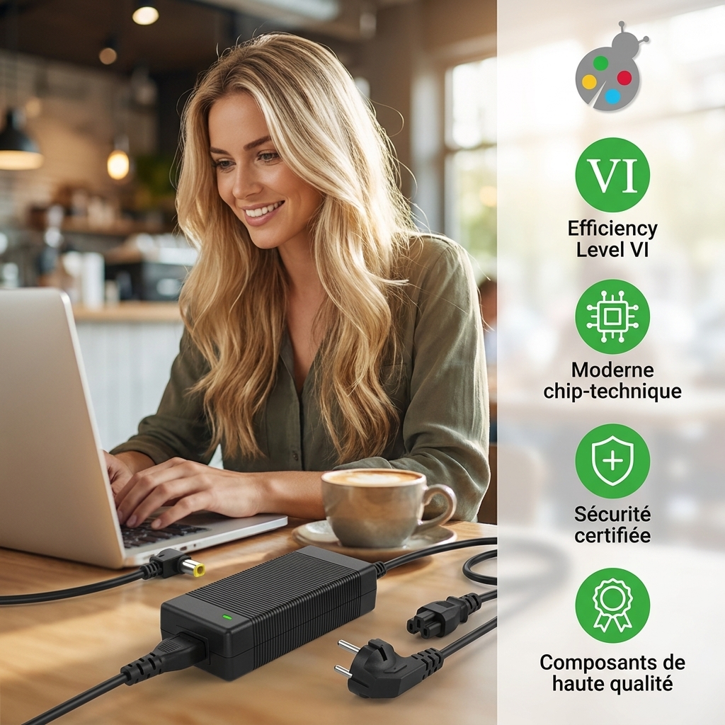 Caricabatterie computer portatile lenovo b50 70 80eu