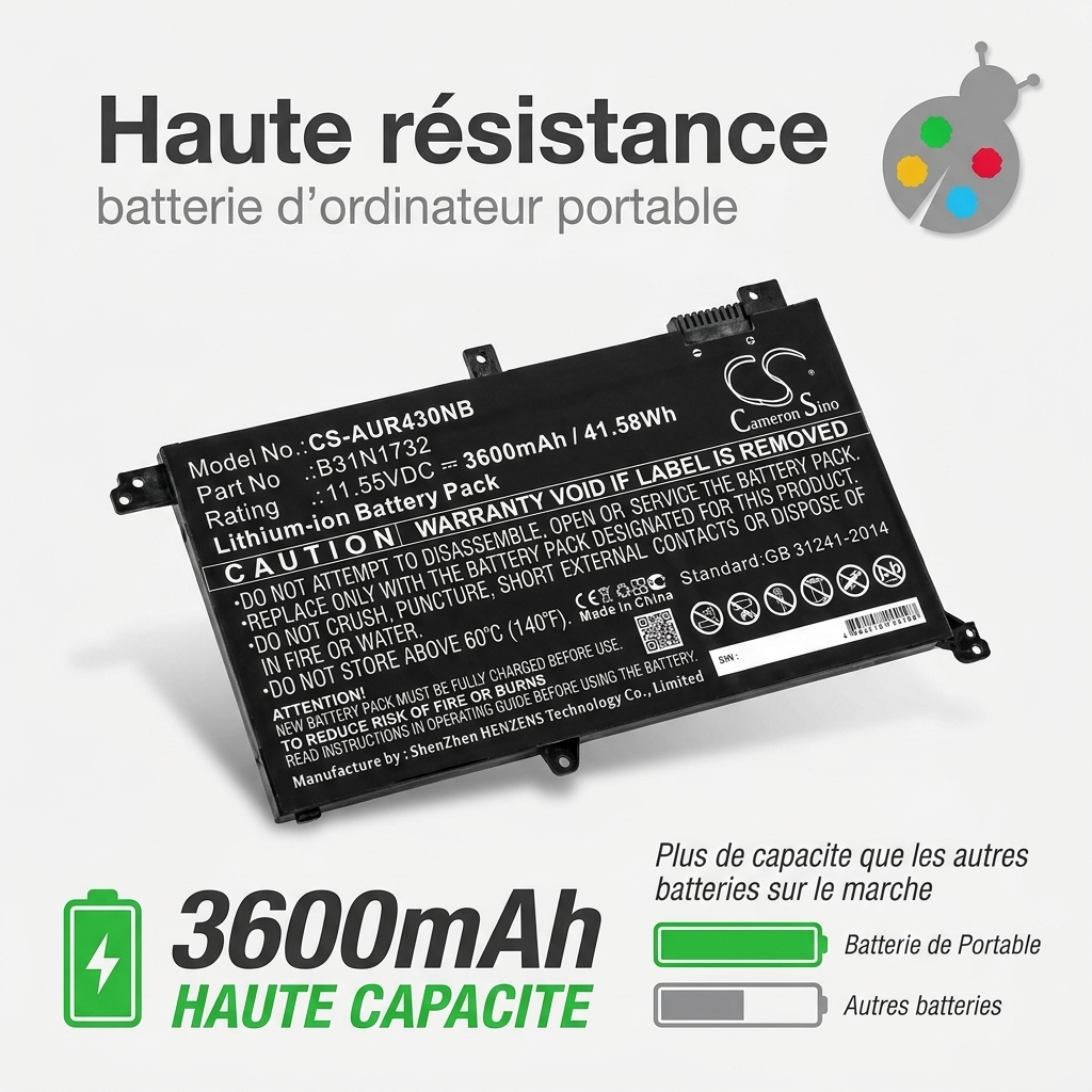 Batteria computer portatile asus fx571gt