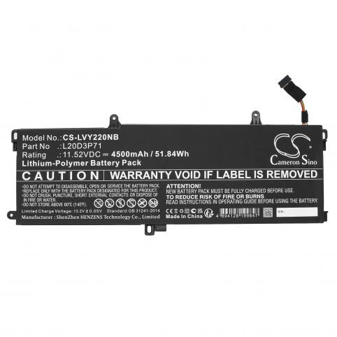 Batteria computer portatile lenovo thinkpad x13 yoga g2 20w8001wau
