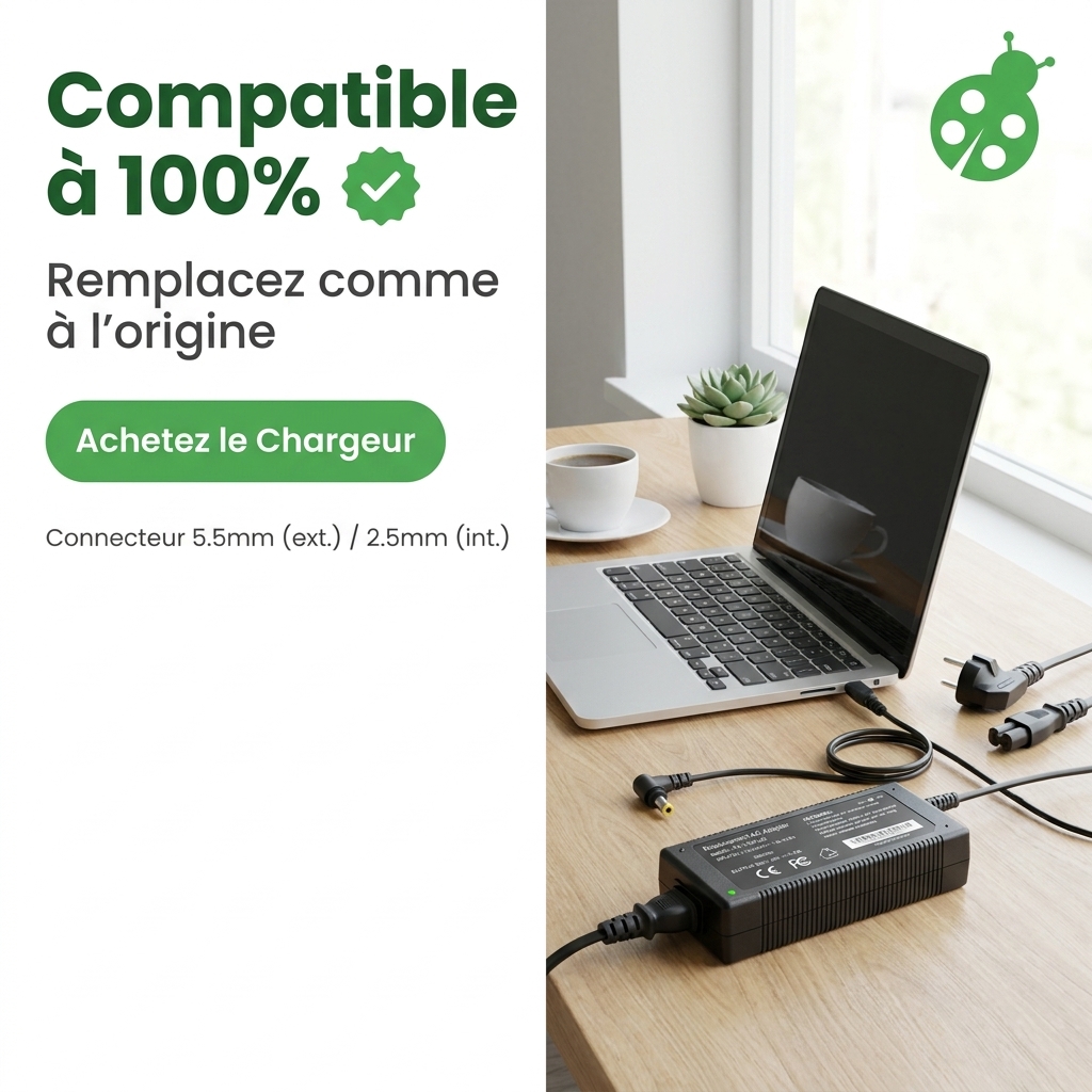 Caricabatterie computer portatile fujitsu lifebook e558