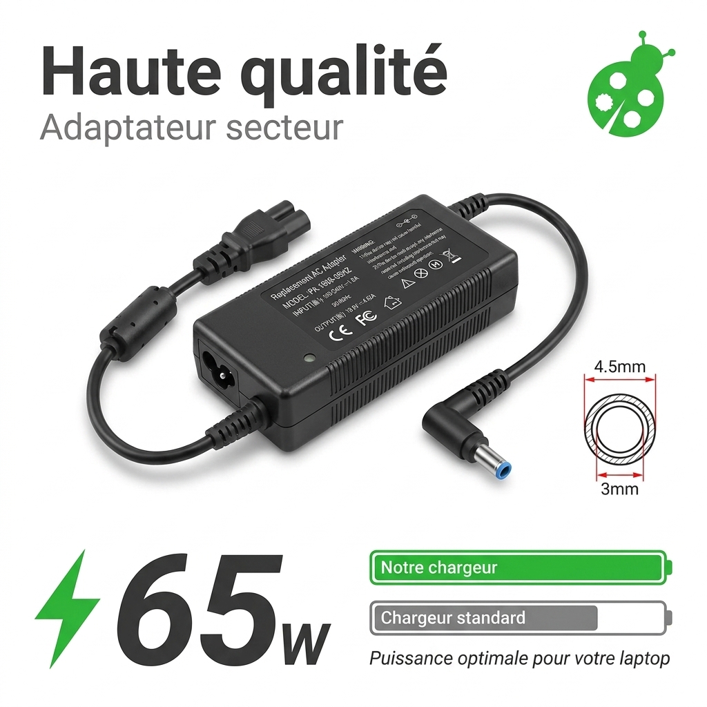 Caricabatterie computer portatile hp msi wf76 11ui 239fr
