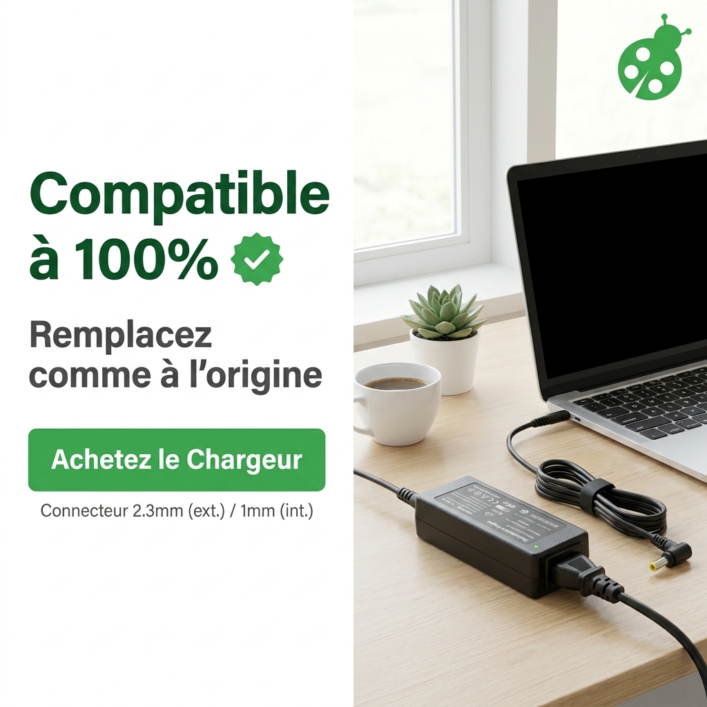 Caricabatterie computer portatile asus eee pc 1225b
