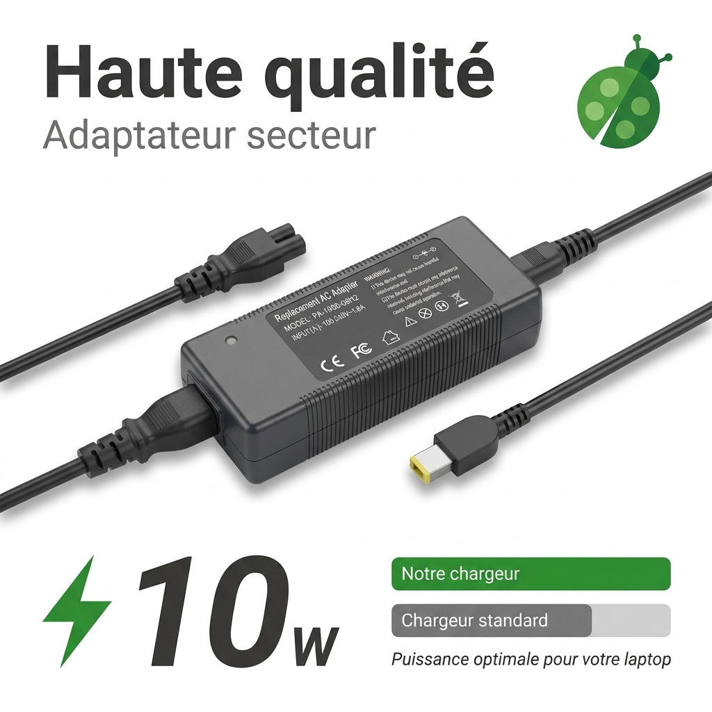 Caricabatterie computer portatile lenovo yoga 730 15ikb 81cu