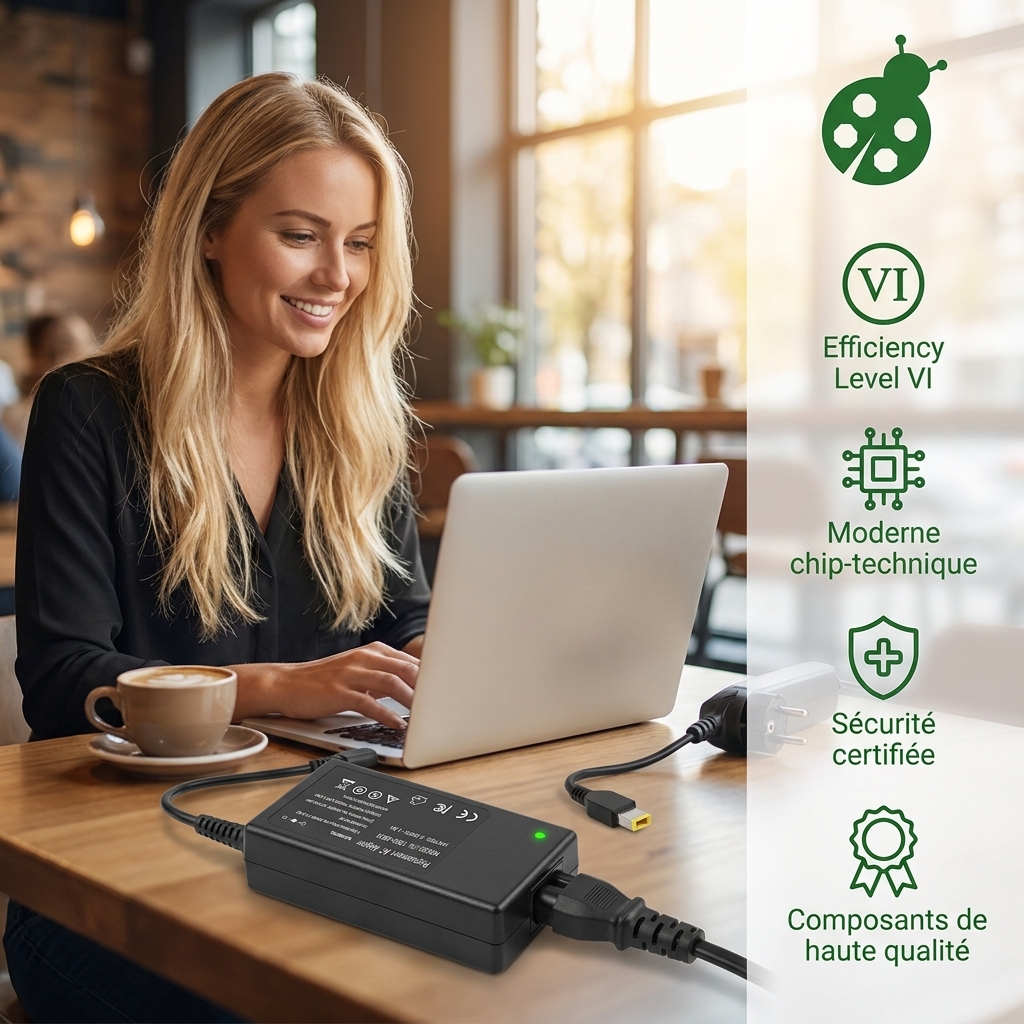 Caricabatterie computer portatile lenovo yoga 730 15ikb 81cu