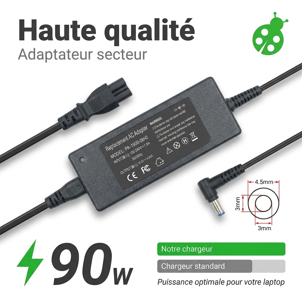 Caricabatterie computer portatile dell inspiron 16 plus 7610