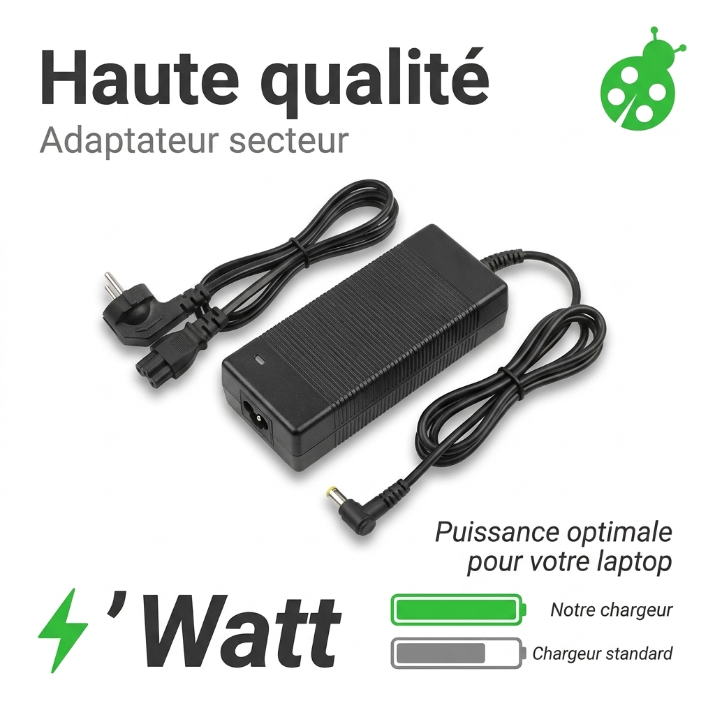 Caricabatterie computer portatile acer travelmate 210t