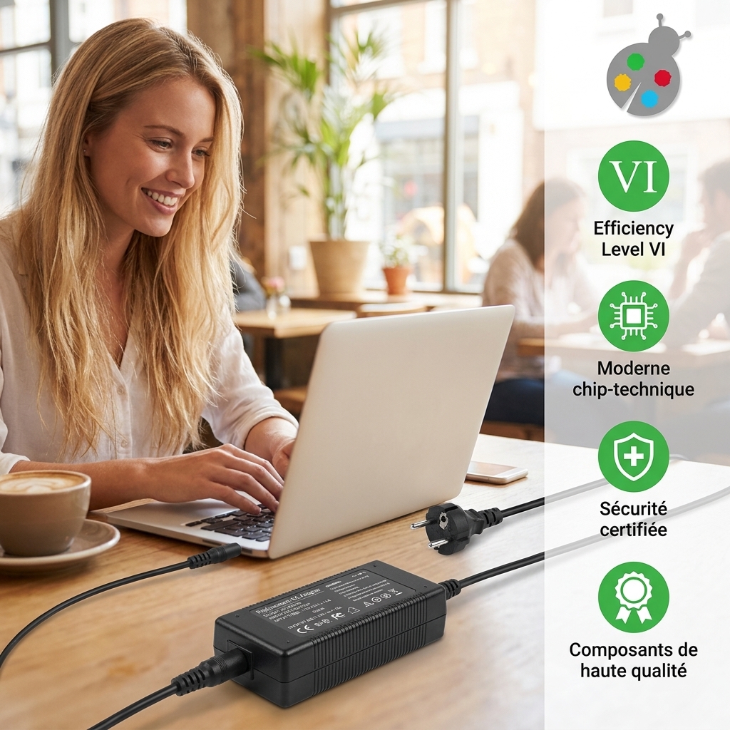 Caricabatterie computer portatile acer travelmate 210t