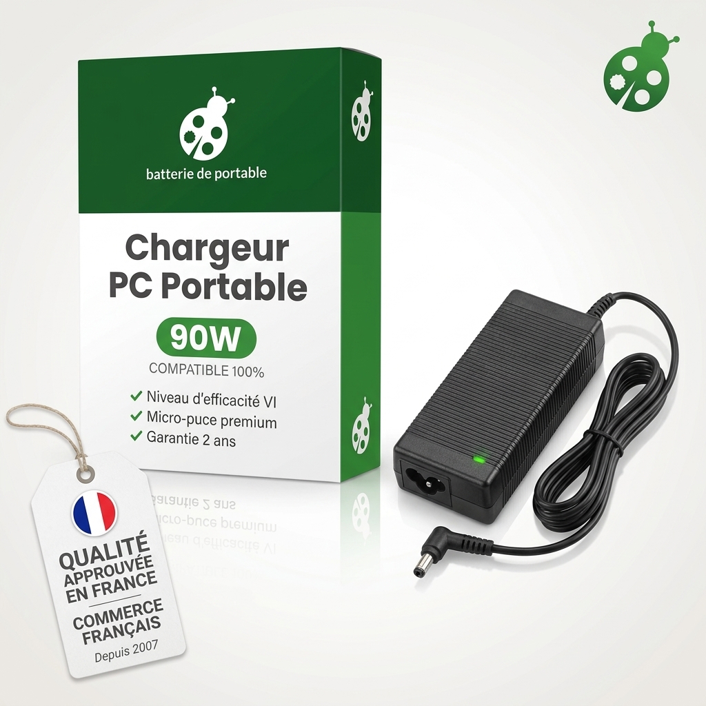Adaptateur 90w caricabatterie computer portatile universel