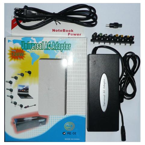 Caricabatterie  universel adaptateur 120w