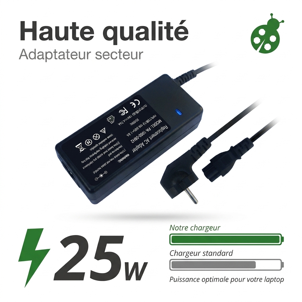 Caricabatterie computer portatile asus eee pc 4g bk011