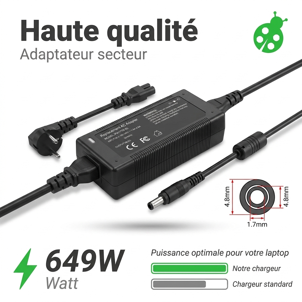 Caricabatterie computer portatile hp  pavilion 15 b061sf