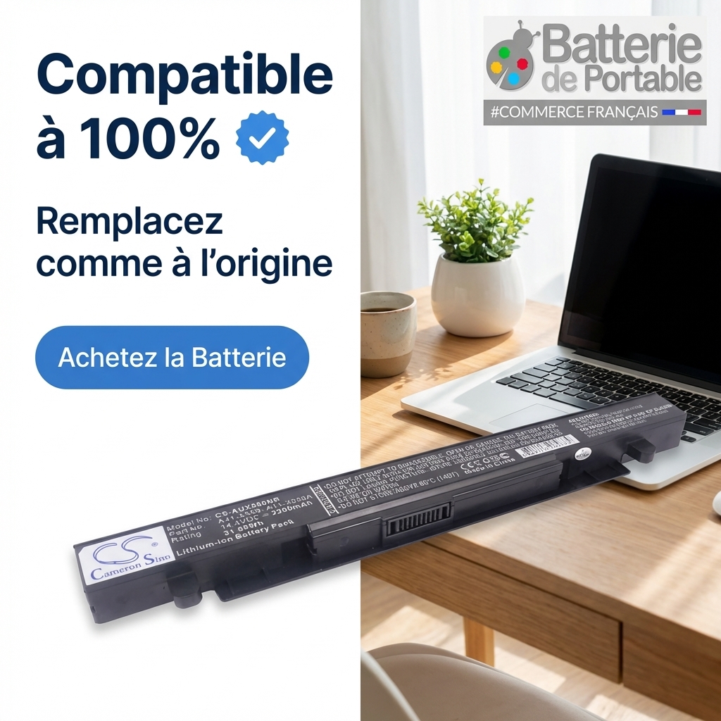 Batteria computer portatile asus a550ca