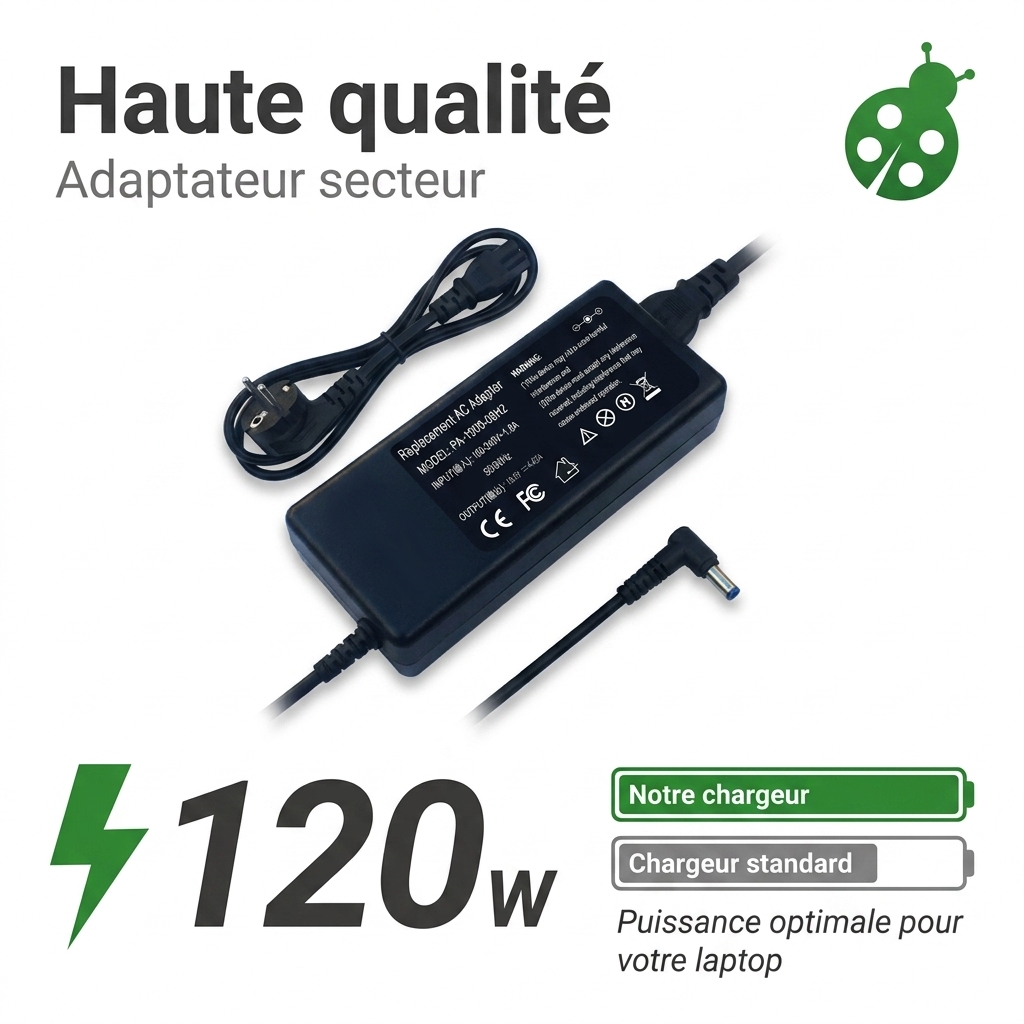 Caricabatterie computer portatile hp  pavilion 17 e056sf