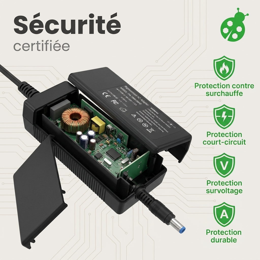Caricabatterie computer portatile hp  pavilion 17 e056sf