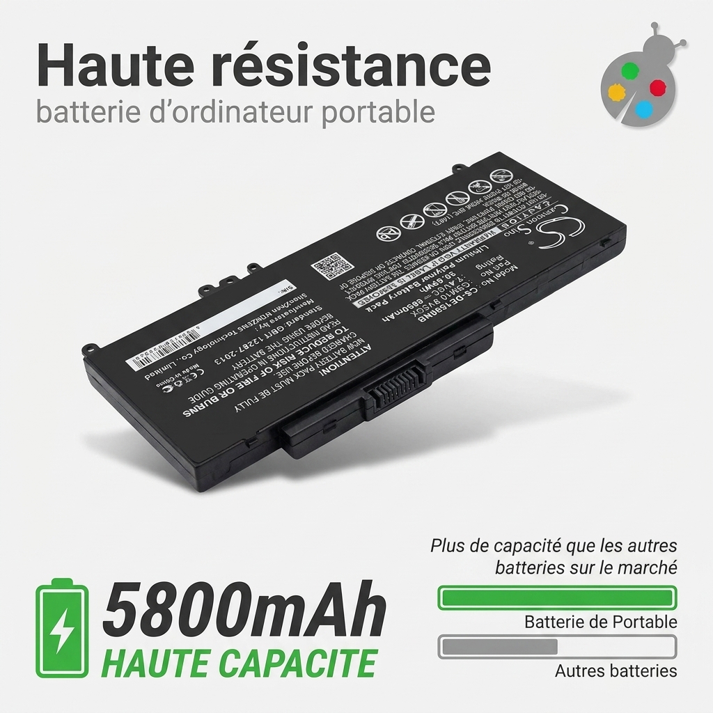 Batteria computer portatile dell latitude 15 e5550 5908