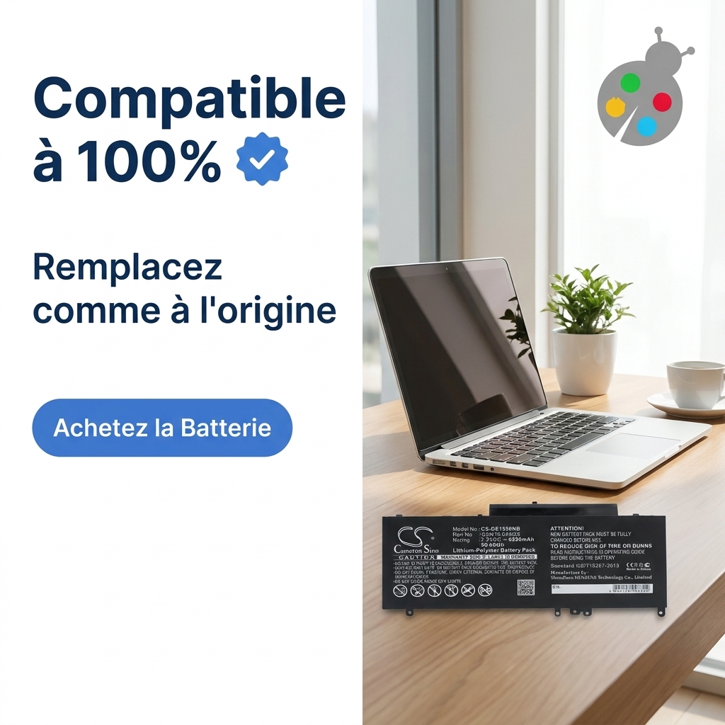 Batteria computer portatile dell latitude 15 e5550 5908