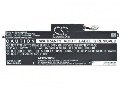 Batteria per computer portatile acer aspire s3-392g