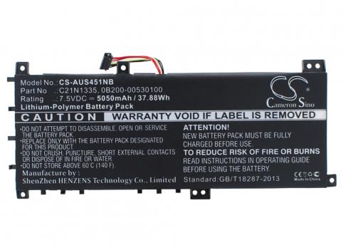 Batteria per asus vivobook s451
