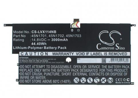 Batteria per lenovo thinkpad x1 carbon 3rd gen 20bt
