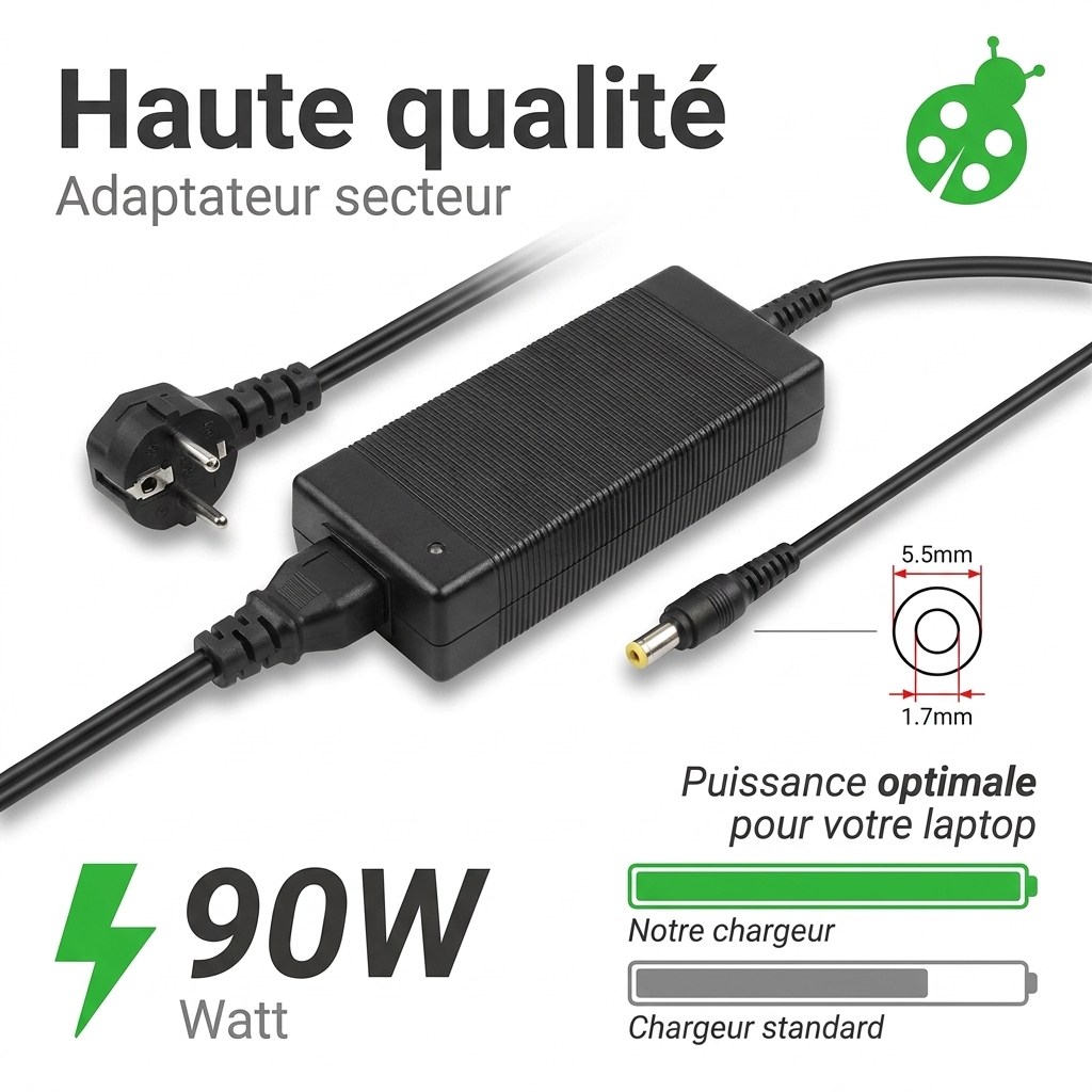 Caricabatterie computer portatile acer aspire 7730z